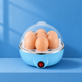 7 Egg Electric Egg Boiler – Fast Automatic Egg Cooker (Blue)