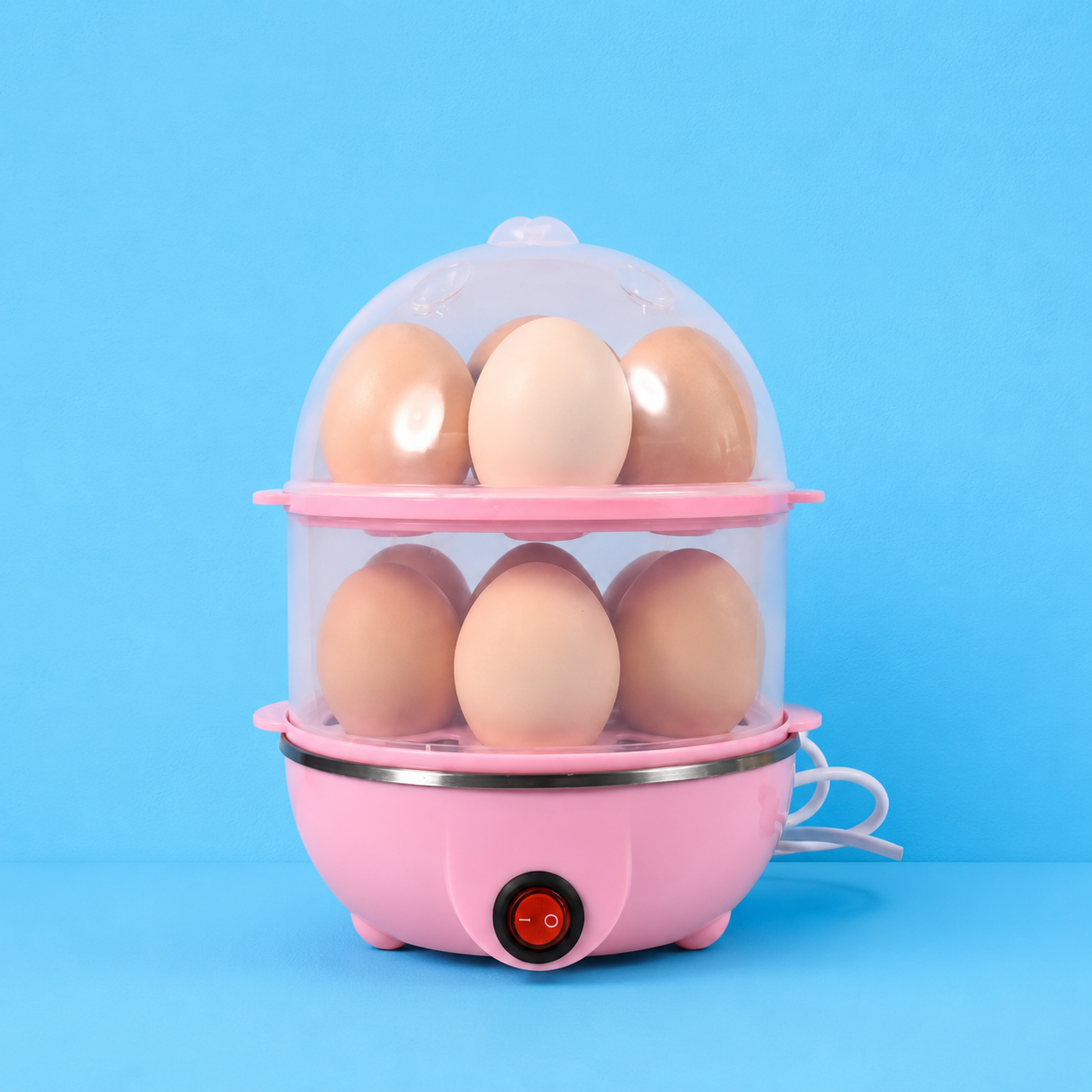 Double Layer Electric Egg Boiler | Fast & Easy Egg Cooker